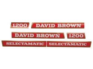 63347_pic1 Emblemsæt - David Brown 1200 - Selectamatic