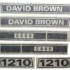 Emblemsæt - David Brown 1210
