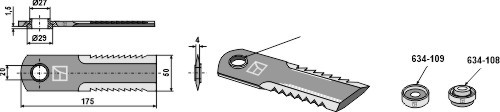Halmsnitter kniv