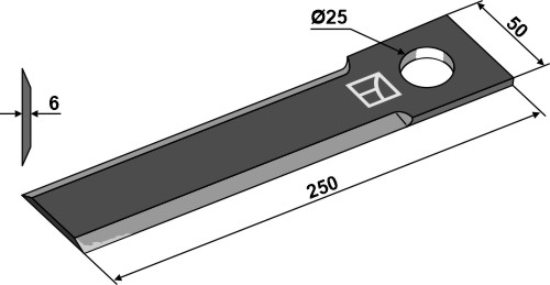 Ensilage Kniv