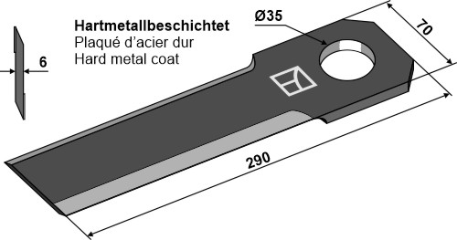 Ensilage Kniv