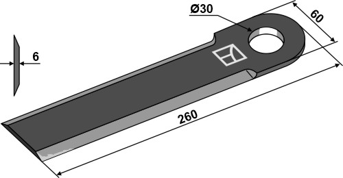 Ensilage Kniv