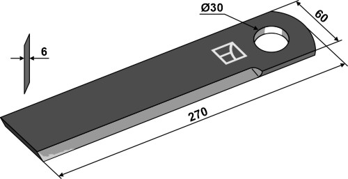 Ensilage Kniv