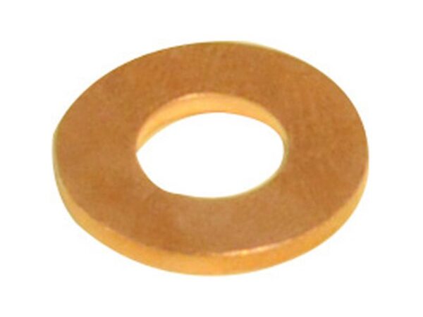 Kobberskiver, ID: 2/5'' x Udv. Ø: 5/6'' x Tykkelse: 0.0747''