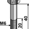 Skrue - M6X40