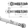 Topstang M30x3,5 standard