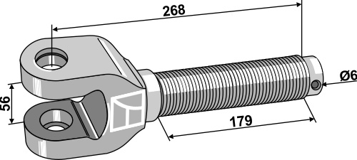 Gaffel 1 3/4