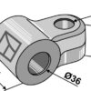 Krydsled Ø36
