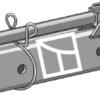 Rør for topstang 400mm compl. 1 3/4