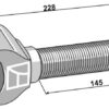 Gaffel 1 3/4