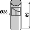 Bolt Ø28