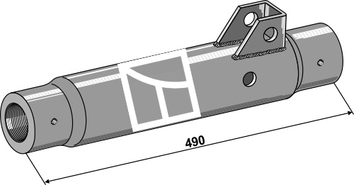 Rør for topstang 490mm