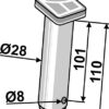 Bolt Ø28