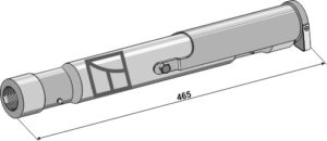Rør for topstang 465mm