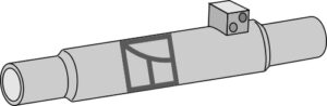 Rør for topstang 295mm