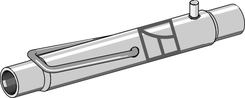 Rør for topstang 465mm