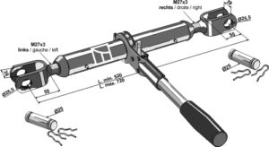 652-303 Stabilisator - justerbar