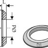 Afstands ring for liftarms krog