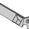 Arm venstre for side montering