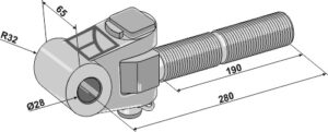 652-tfs-06l Topstangs ende med krydsled M36x3