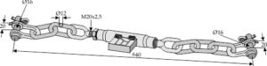 653-c01 Stabilisator kæde