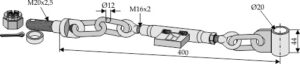 653-f01 Stabilisator kæde