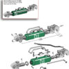 Hydraulisk topstang m. klo og krydsled