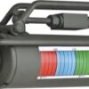 Hydraulisk topstang m. klo og krydsled