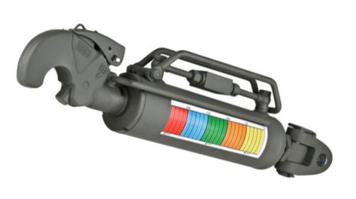 Hydraulisk topstang m. klo og krydsled