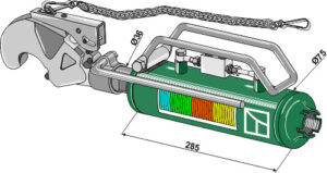 654-3-81 Hydraulisk topstang Cat II