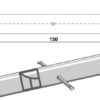 Rør for topstang M24x3