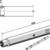 Rør for topstang M30x3