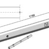 Rør for topstang M30x3,5