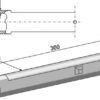Rør for topstang M36x3