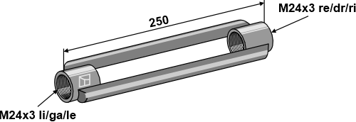 Bardun strammer for stabilisator