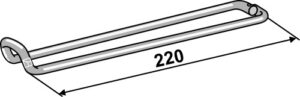 Spændebøjle 200mm