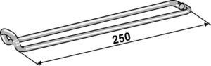 Spændebøjle 250mm