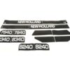 Emblemsæt - Ford / New Holland 7840, 8240, 8340
