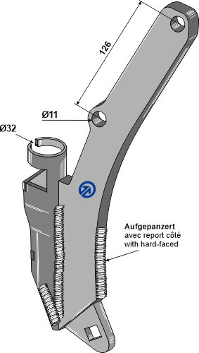 686-knh-1001 Holder for skærspids