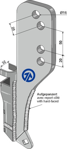 Såhus/Holder VOS - enkelt - kun sædekorn