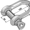 Standard Sjækkel 25,4mm Galvaniseret