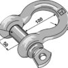 Standard Sjækkel buet 25,4mm Galvaniseret