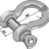 Standard Sjækkel buet 22,2mm Galvaniseret