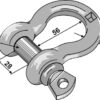 Standard Sjækkel buet 14,3mm Galvaniseret