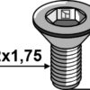 Umbracobolt M12x1,75x20 - 8.8