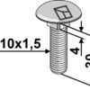 Bræddebolt M10x1,5x30