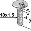 Bræddebolt M10x1,5x30