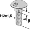 Bræddebolt M12x1,5x30
