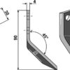 Fodermixer kniv venstre