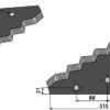 Fodermixer kniv